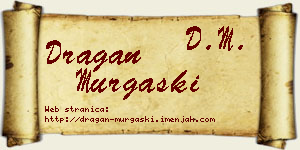 Dragan Murgaški vizit kartica